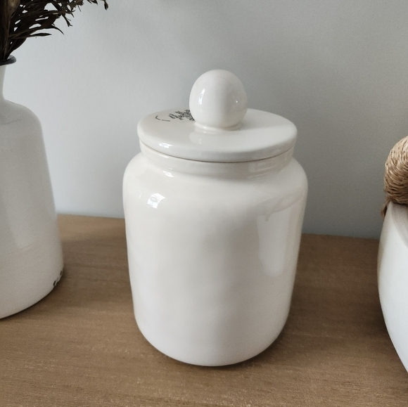 Rae Dunn White Ceramic Jar - Disney Nightmare Before Christmas - Picture 4 of 6